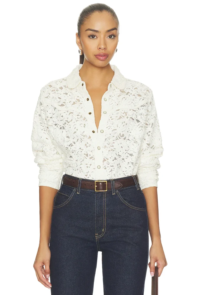 X Stetson The Relic Lace Western Shirt