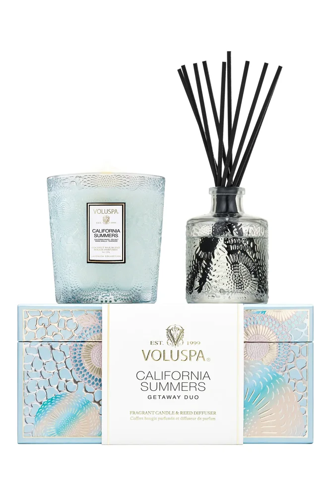 California Summers Getaway Candle and Diffuser Duo