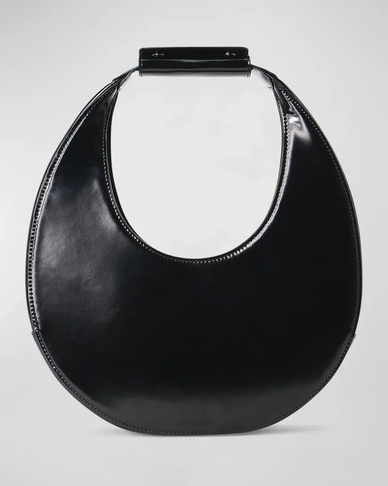 Moon Leather Top-Handle Bag