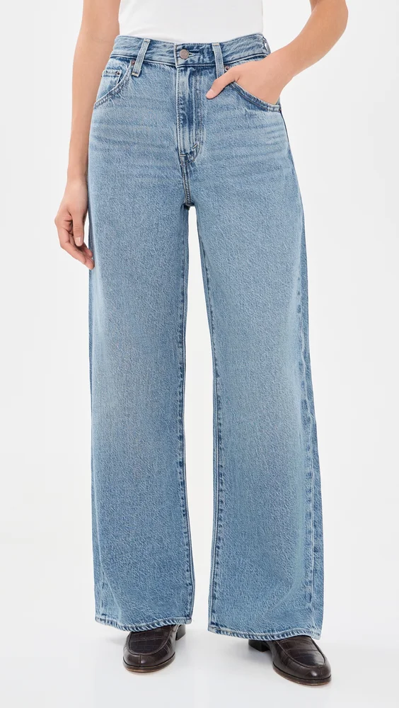 Cinch Wide Leg Jeans