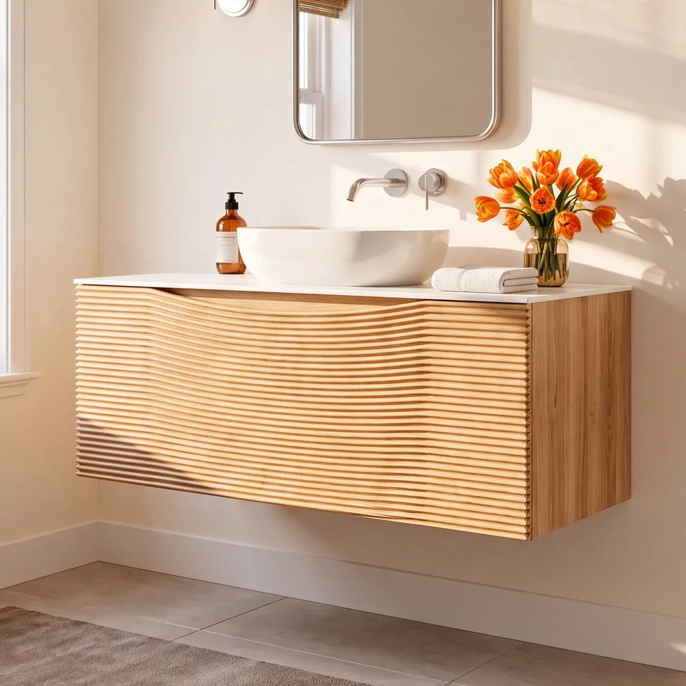 Kambrey 31.5" Wall Mounted Single Bathroom Vanity