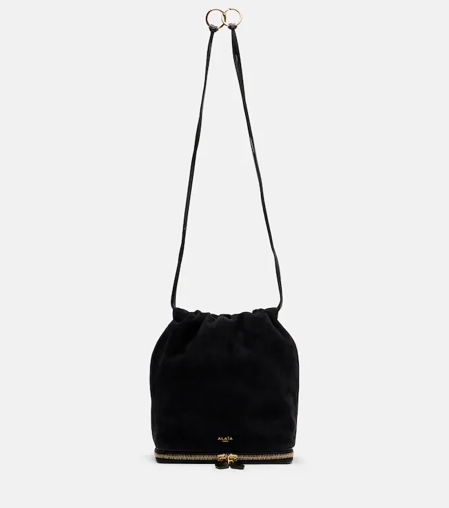 Le Pochon suede bucket bag