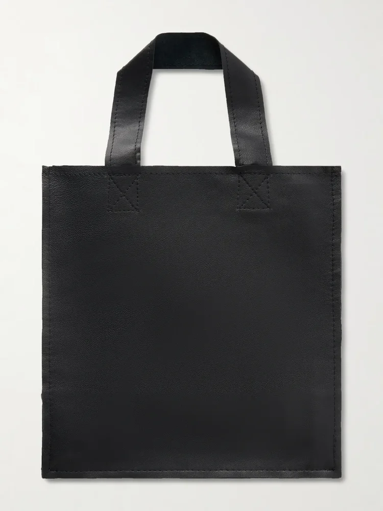 Birthday leather tote