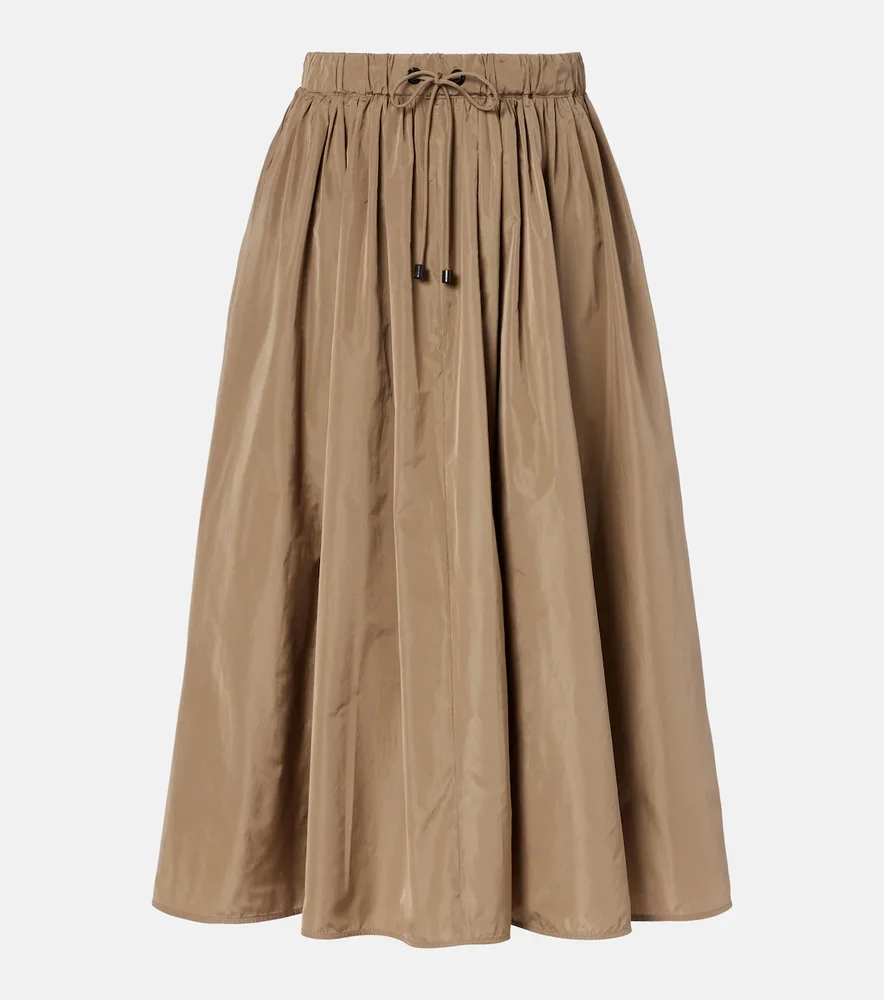 Lonza Taffeta Midi Skirt
