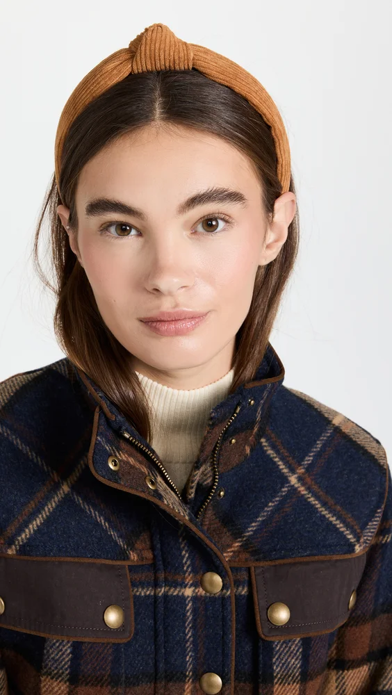 Corduroy Slim Knotted Headband