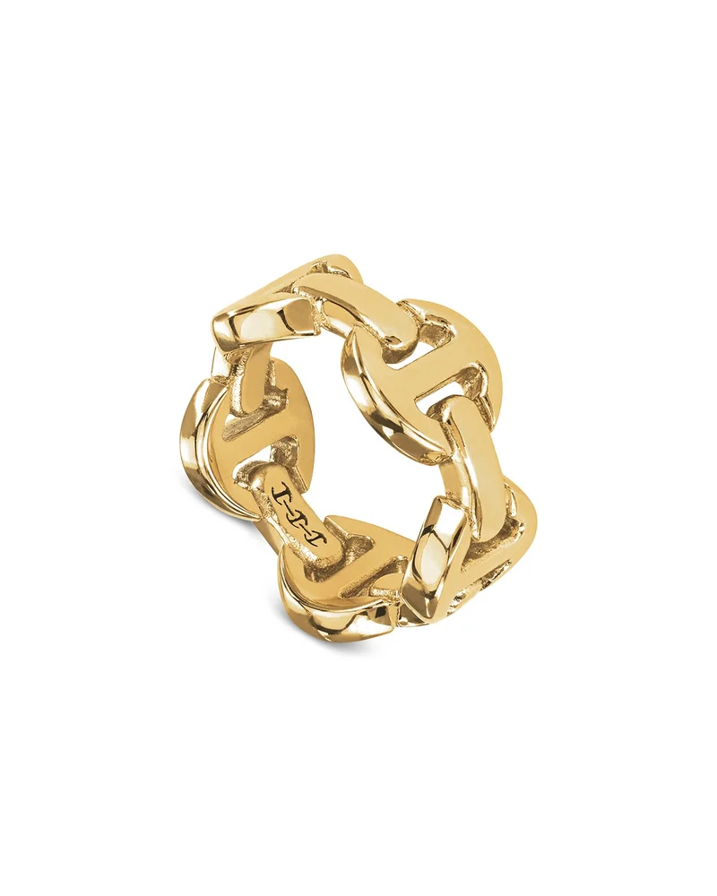 18K Yellow Gold Heritage Classic Link Ring