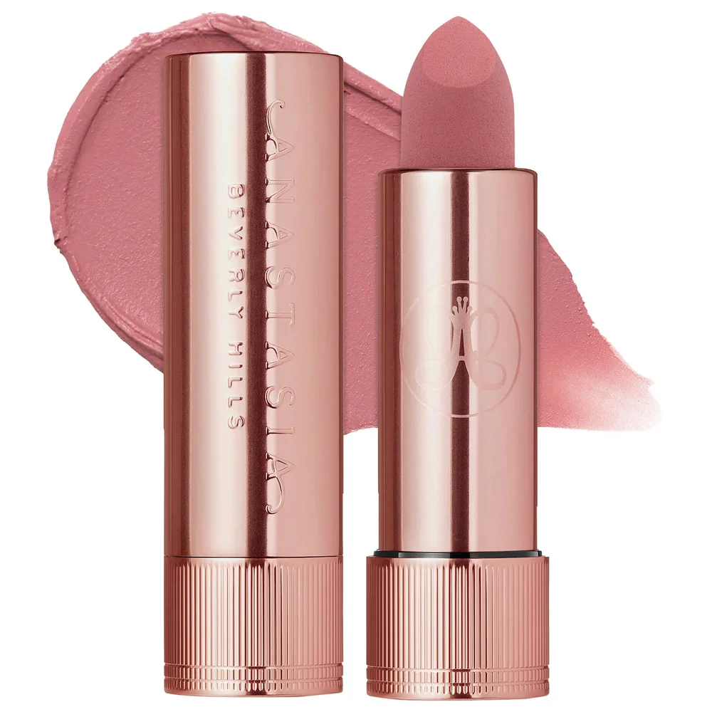 Full-Pigment Matte & Satin Velvet Lipstick in Peony