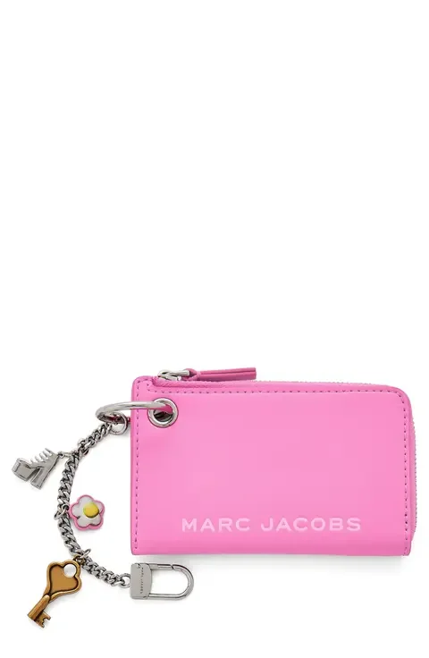 The Charm Top Zip Wallet (Pink)