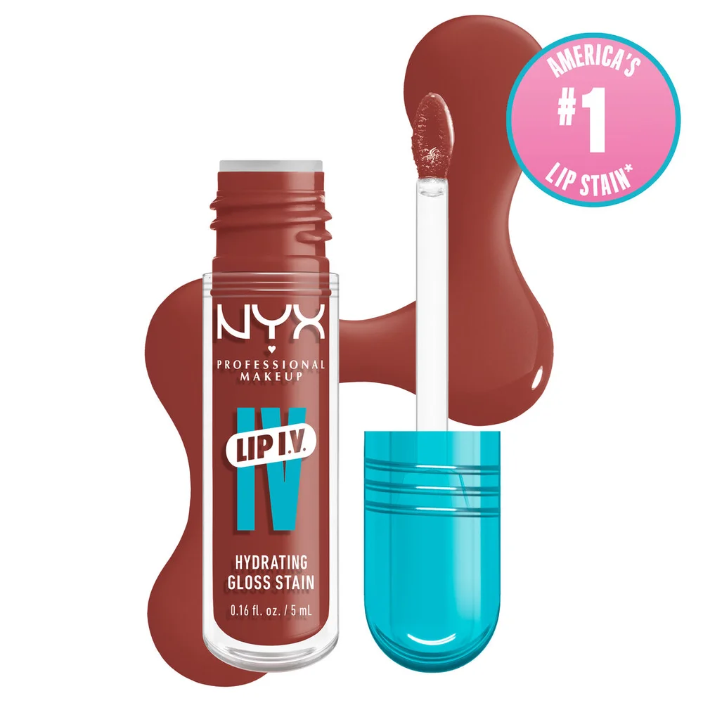Lip I.V. Hydrating Lip Gloss Stain in Drippin' In Rose