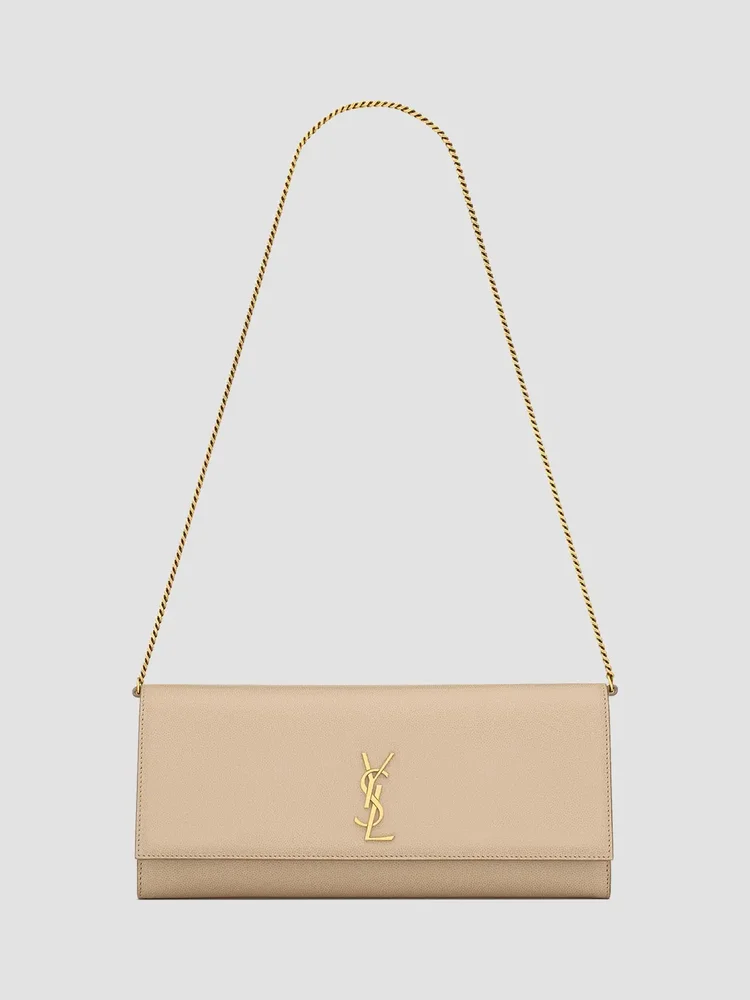 Kate Clutch in Grain De Poudre Leather