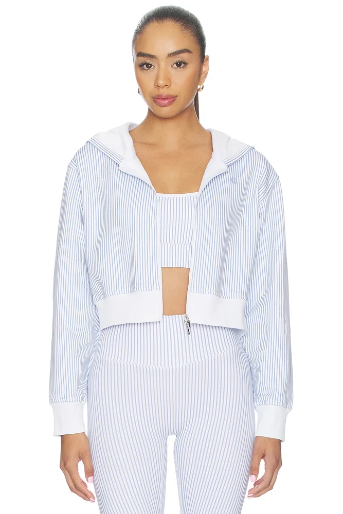 Cropped Zip Hoodie Jacket