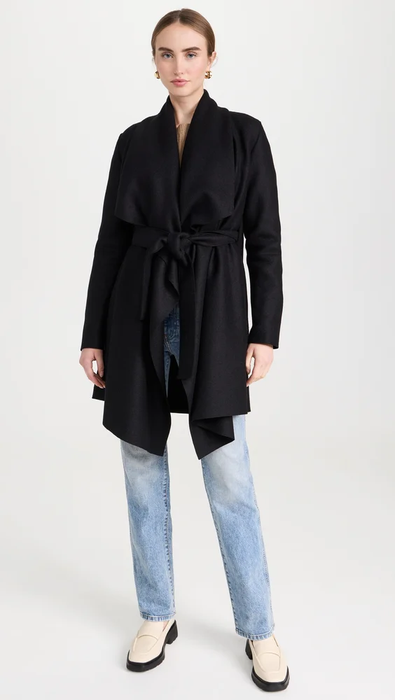 Blanket Coat Pressed Wool