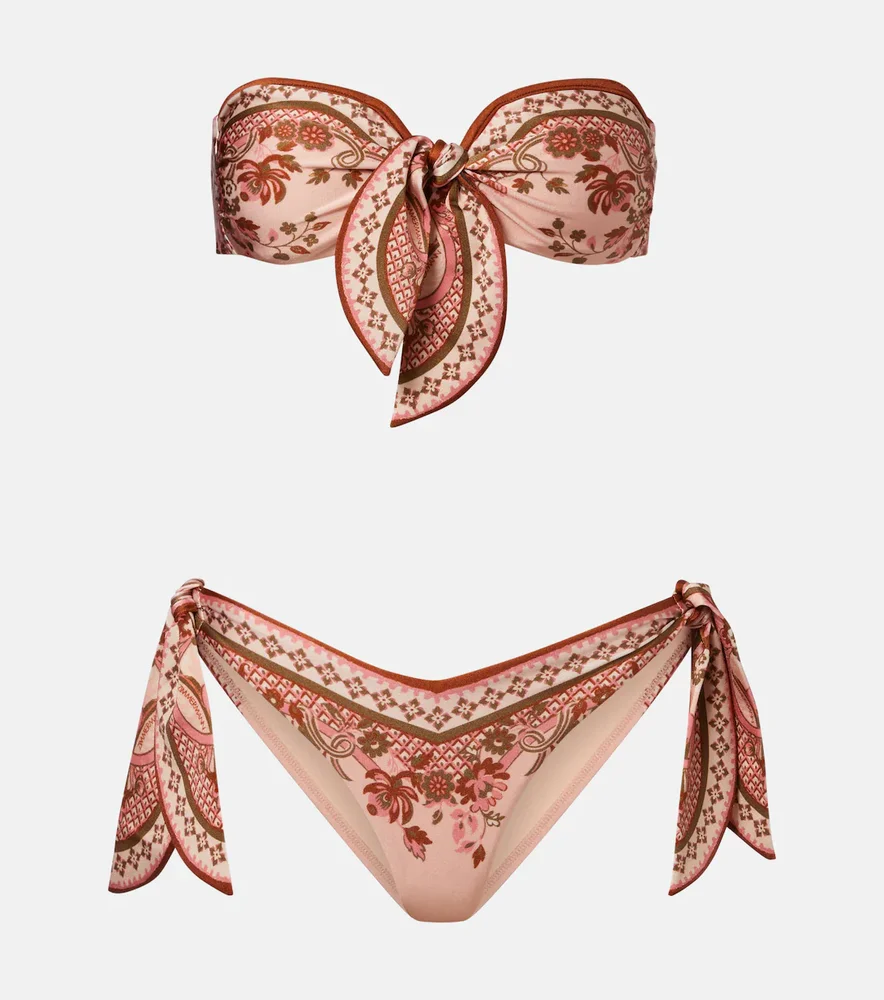 Aster printed bikini
