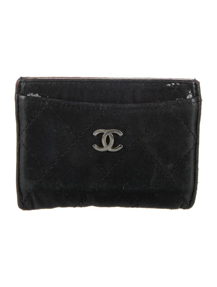 Vintage Interlocking CC Logo Card Holder