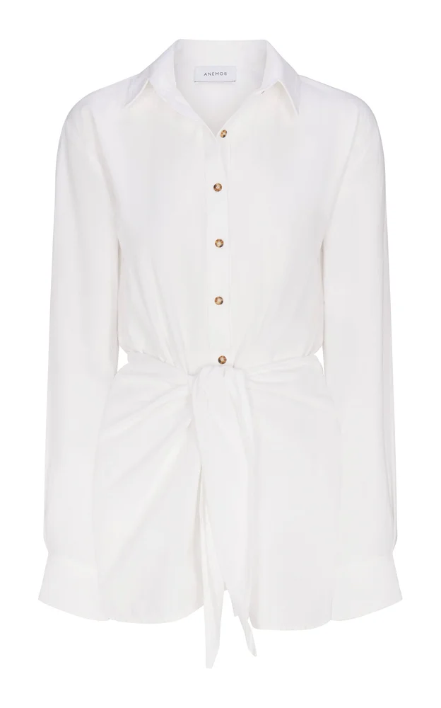 The LA Button-Down Mini Wrap Dress