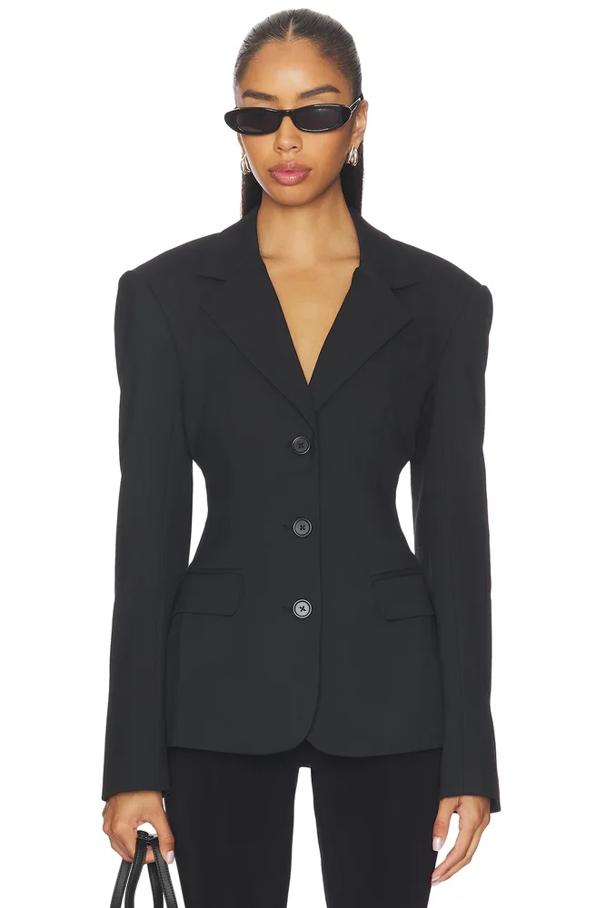 Fitted Waist Blazer