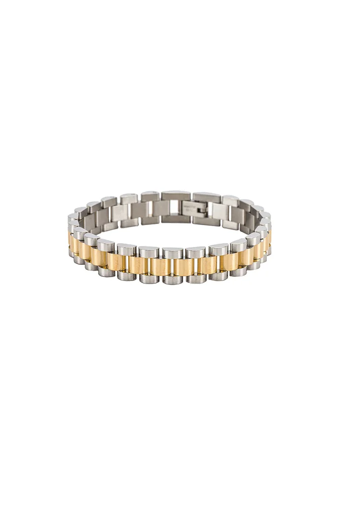 The Two-Toned Timepiece Bracelet