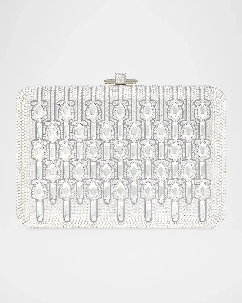 Bijou Slim Slide Crystal Clutch Bag