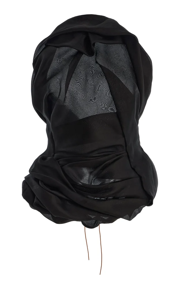 Exclusive Sculptural Silk Top