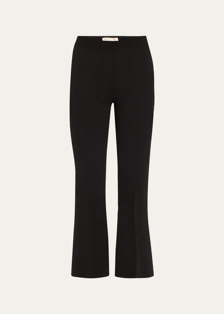 Cropped Kick Flare Pants