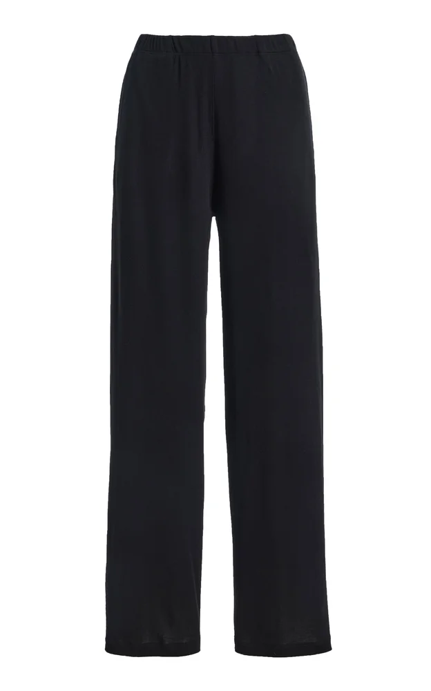 Sophie Cotton Straight-Leg Pants