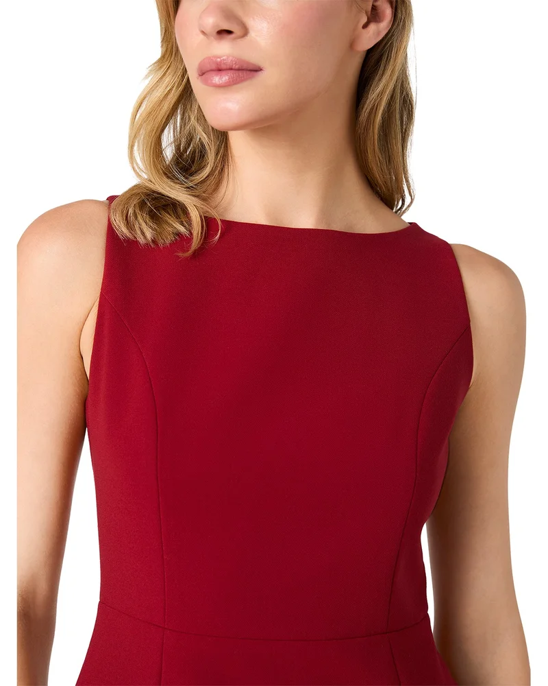 Whisper Boat Neck Mini Dress