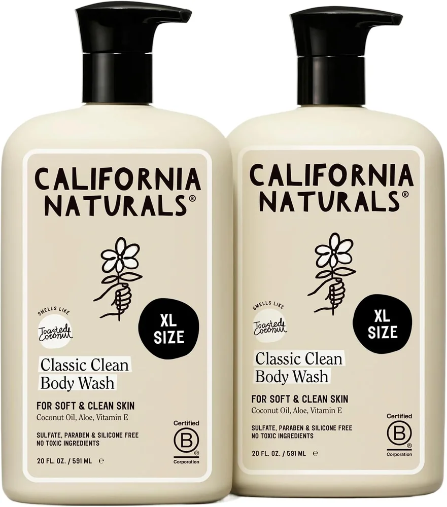 Classic Clean Body Wash 2-Pack in Toasted Coconut