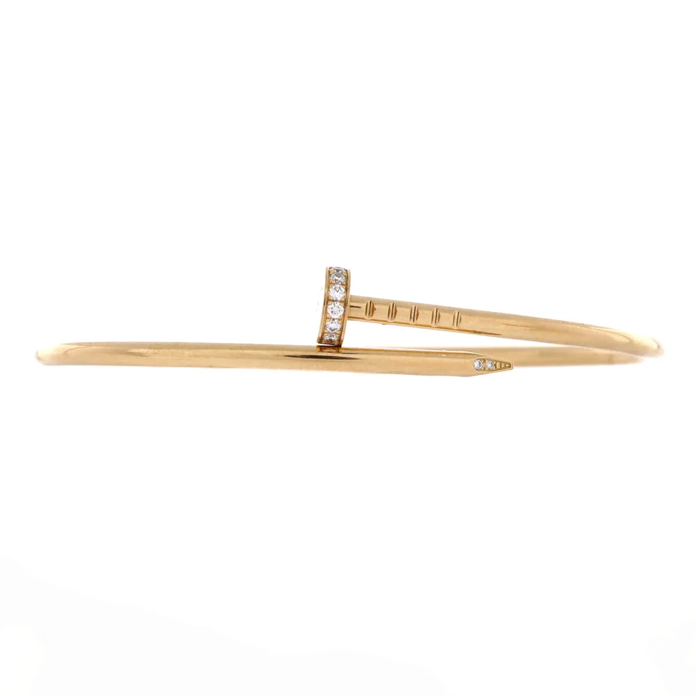 cartier Juste un Clou Bracelet 18K Yellow Gold with Diamonds Small