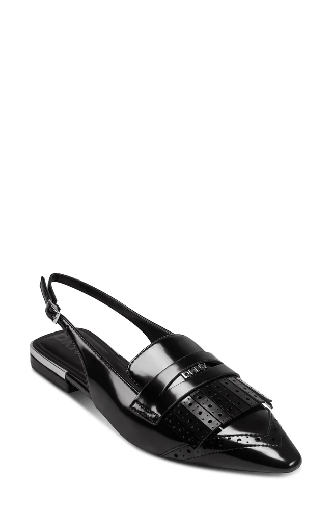 Caxine Slingback Penny Loafer Flat