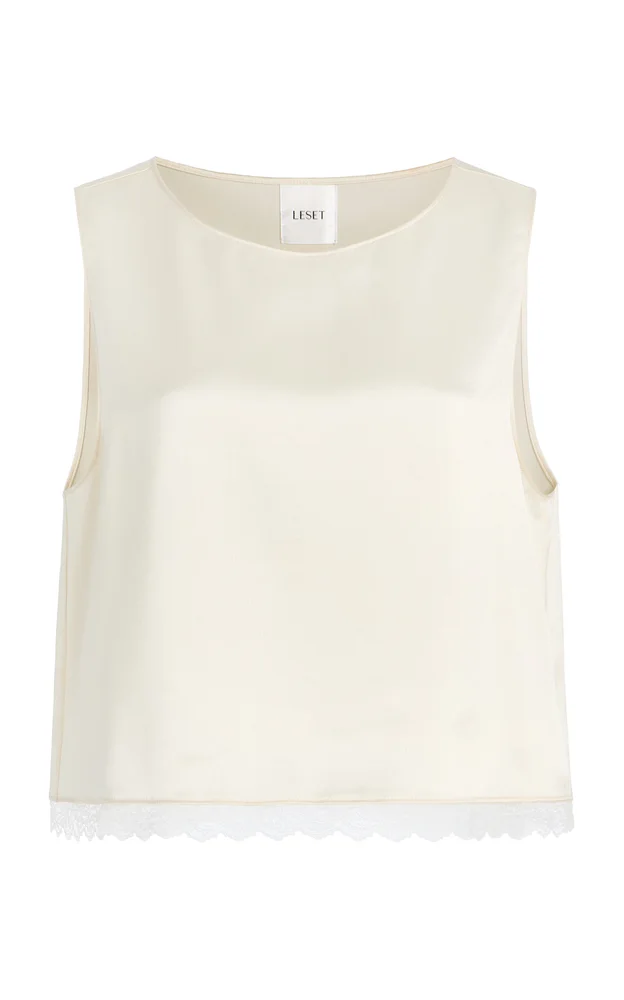 Barb Lace Cropped Top