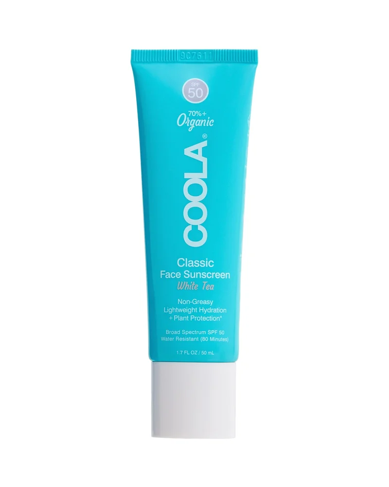 Classic Face Organic Sunscreen Lotion SPF 50, White Tea
