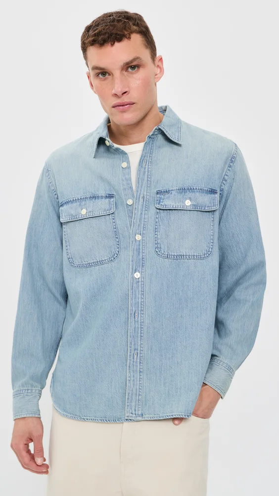 Denim Button Down Shirt