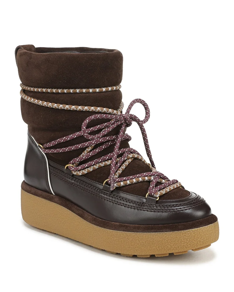 Kirsta Suede & Shearling Winter Boots