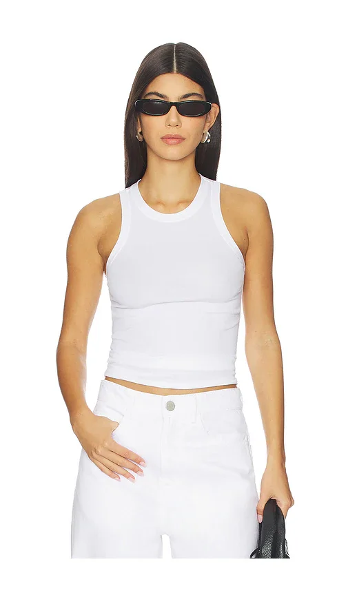 Simple High Neck Tank Top Aya Muse