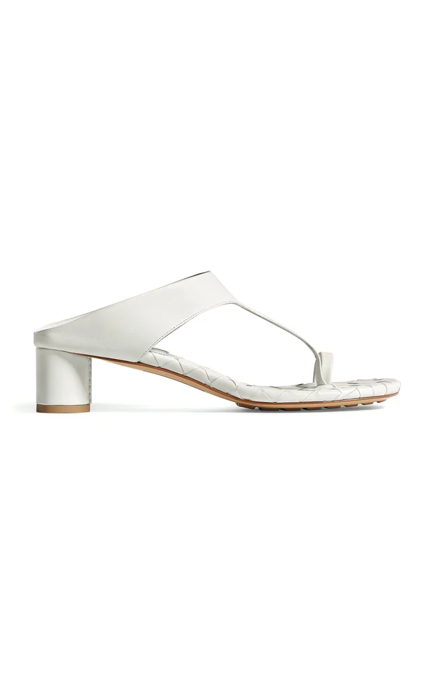 Livia Kitten Heel Leather Sandals