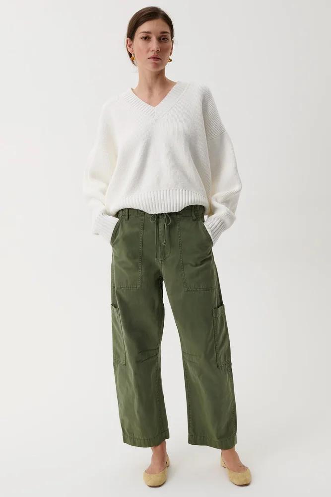 Pistola Sabrina Curved Utility Pants - Meadow