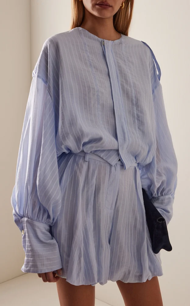Diana Striped Poplin Shirt