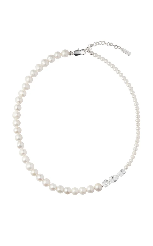 Madre Sterling Silver Pearl Necklace