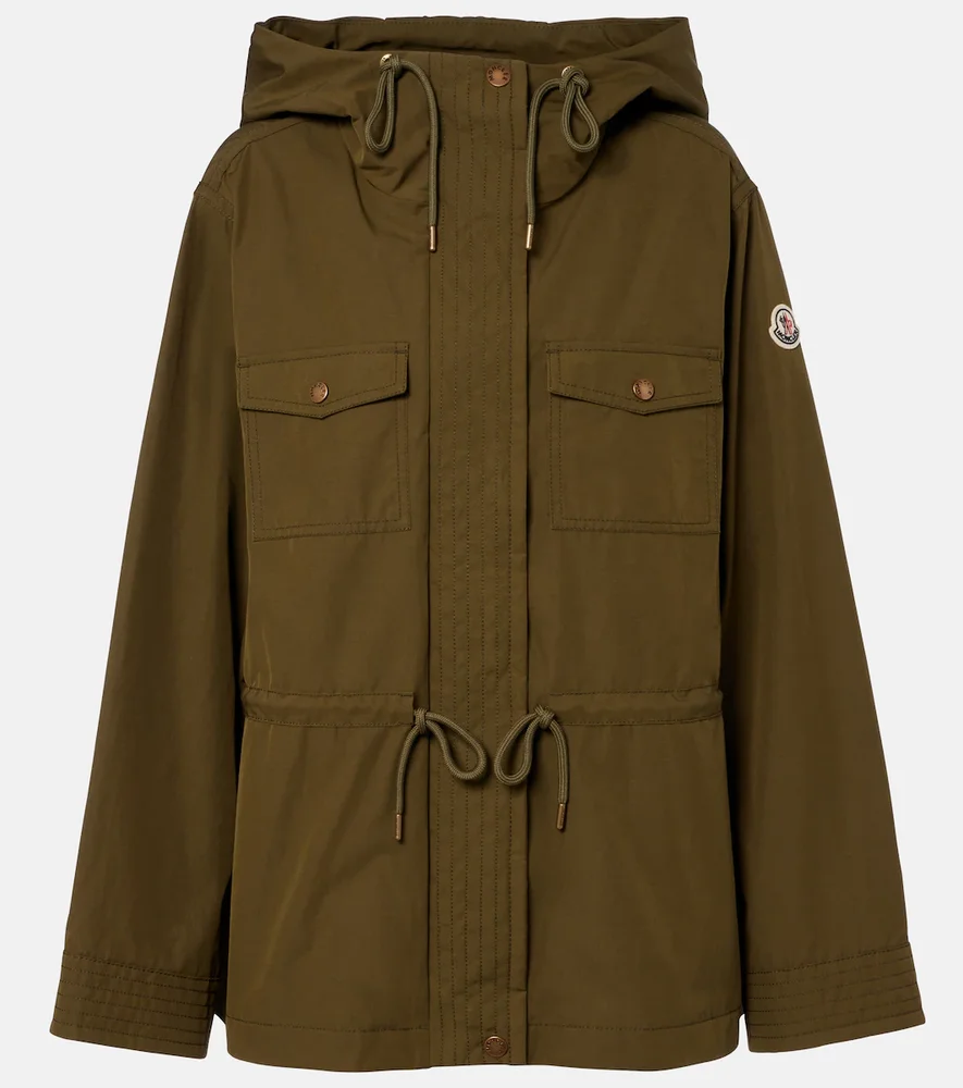 Serin hooded canvas jacket