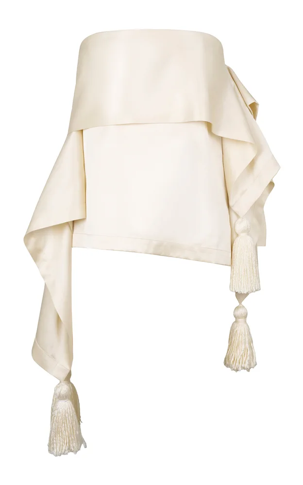 Rosario Tasseled SIlk Top