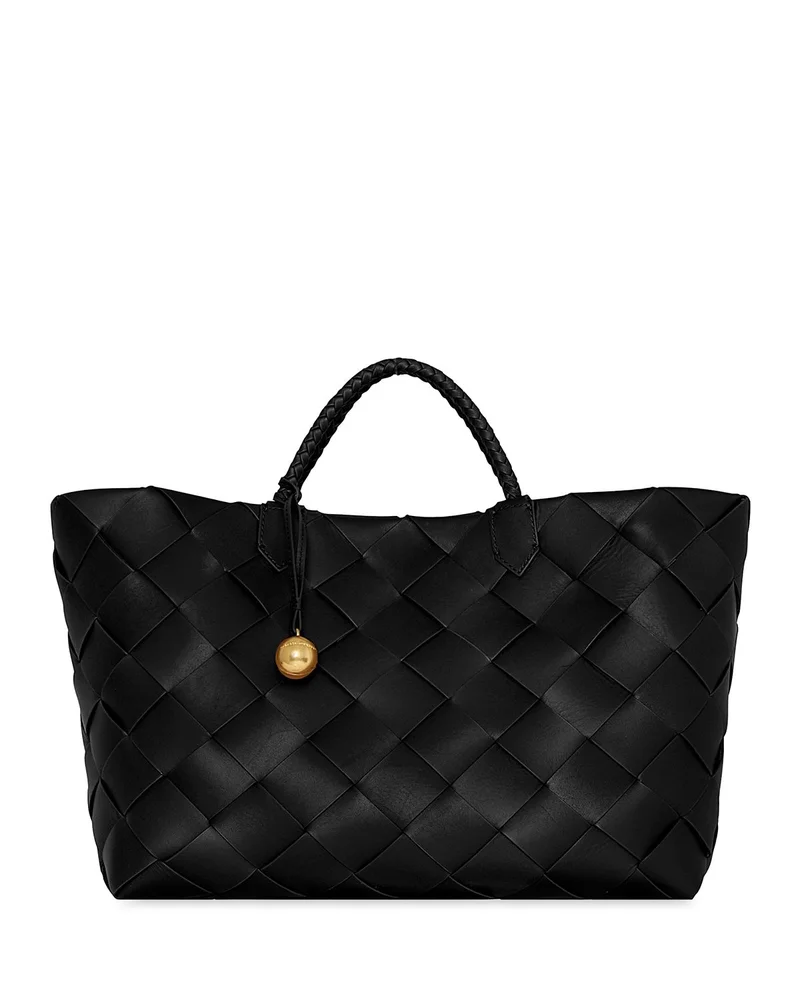 Frankie Large Woven Leather Tote Bag
