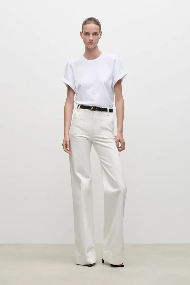 Alina Stretch Jean In White