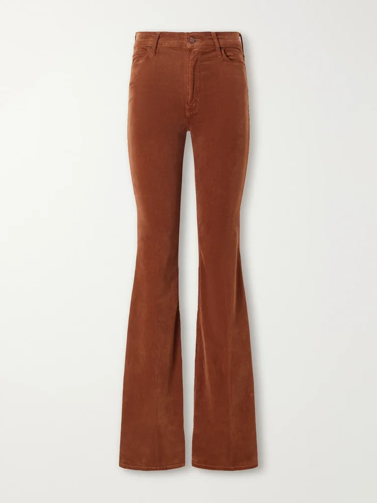 The Doozy cotton-blend corduroy flared pants