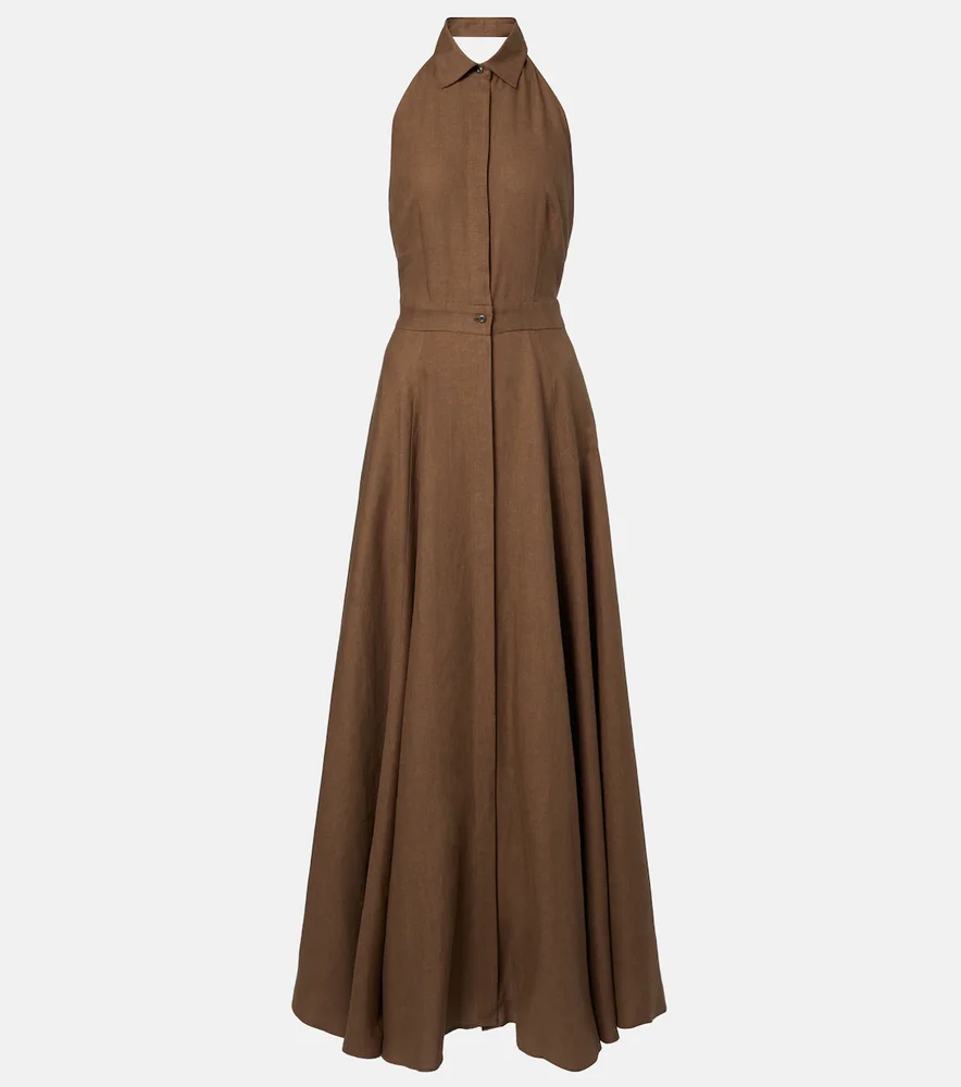 Eldred linen maxi dress