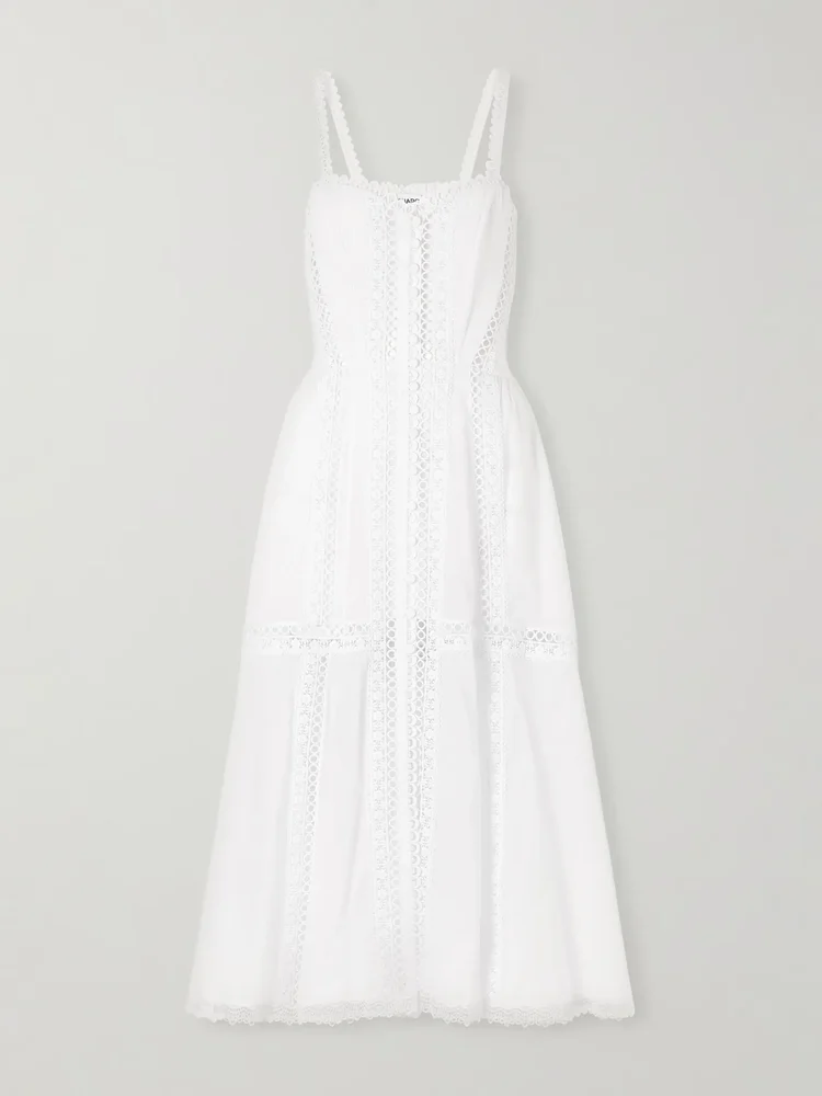 Dafelle cotton-blend maxi dress