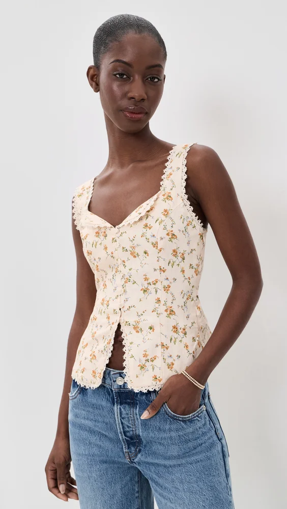 Viola Linen Top