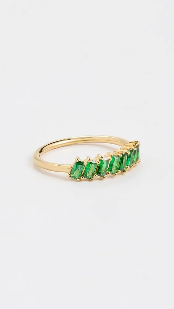 Emerald Cut Baguette Ring
