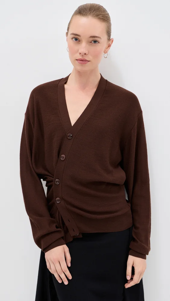 Relaxed Twisted Cardigan