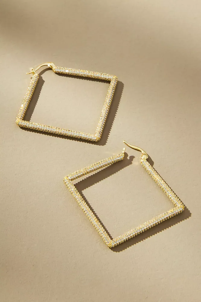 Girl Boss 2.0 Geometric Hoop Earrings