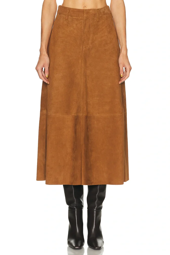 Suede Cassia Skirt